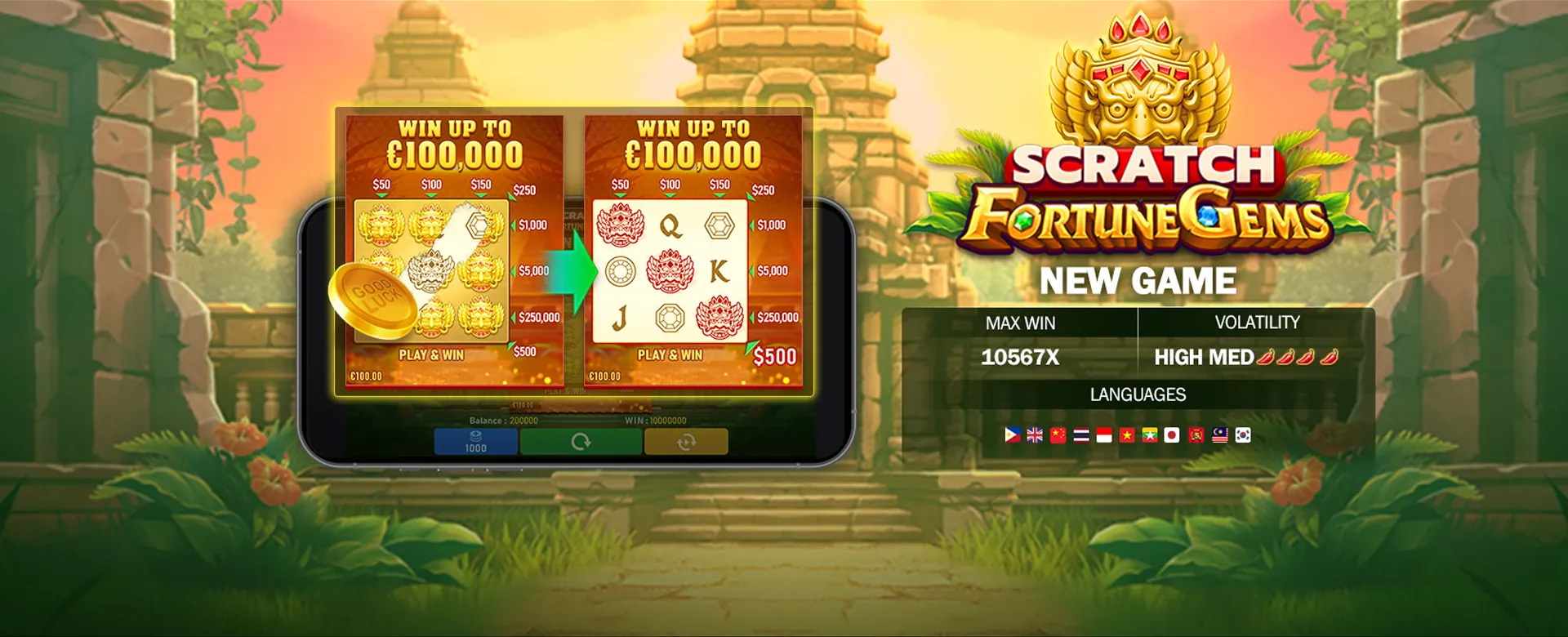 Player selecting games on slotvip platform