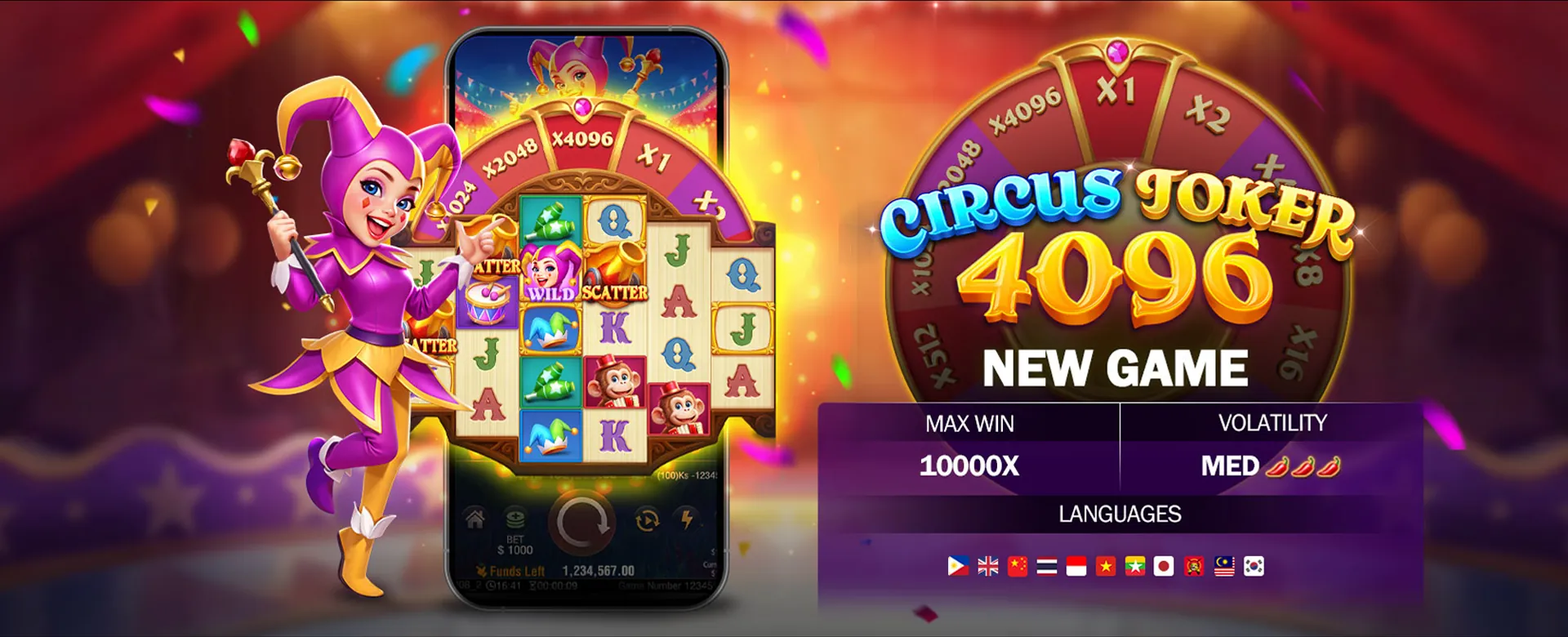 slotvip Latest Promotions Banner showing exciting casino games and golden coins